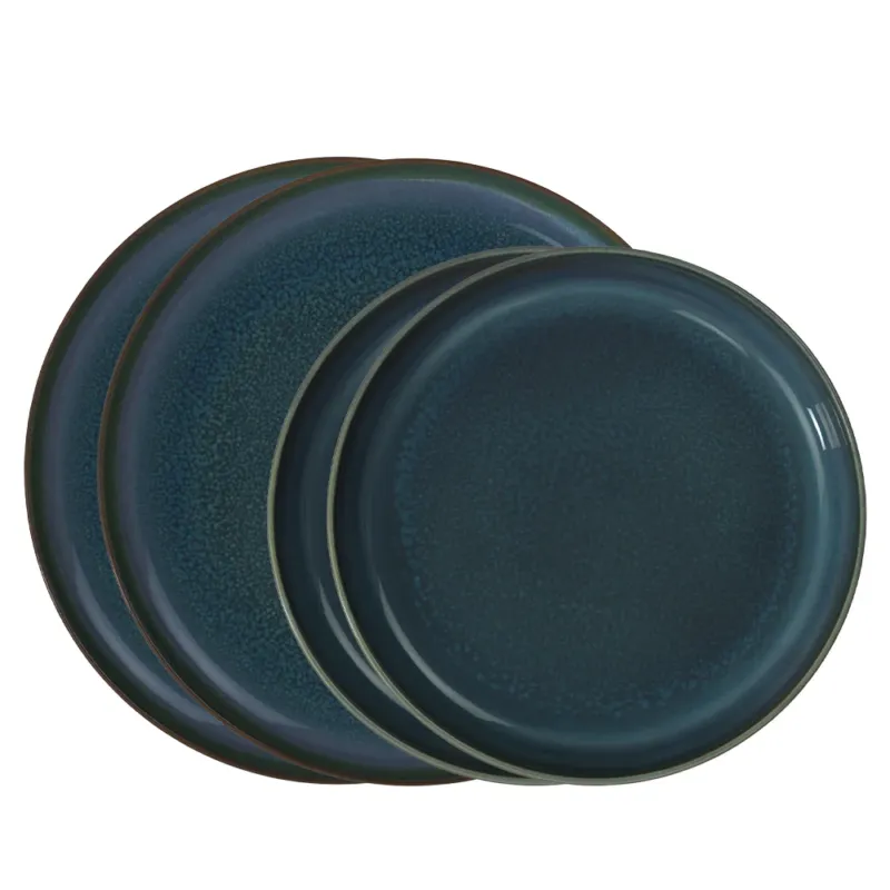 Prezzo Conveniente Villeroy & Boch Crafted Denim Servizio Tavola In Porcellana Set 4 Pz