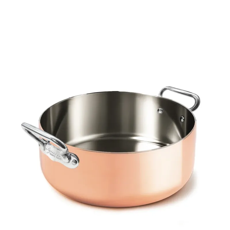 Agnelli Copper4 Casseruola Bassa Induzione Con 2 Maniglie Affare