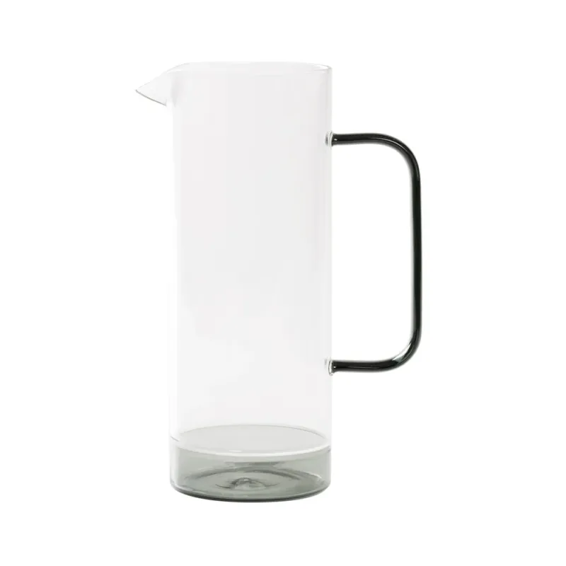 120 cl - Zafferano Filo Bianco Caraffa In Vetro Borosilicato Offerta Del Giorno