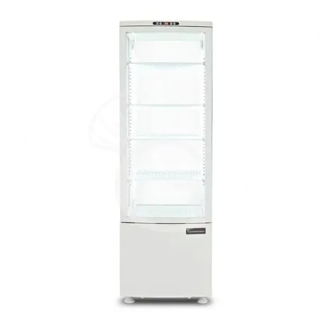 Saldi Frigo vetrina ventilato bianco per bibite 235 LT 0°C/+12°C