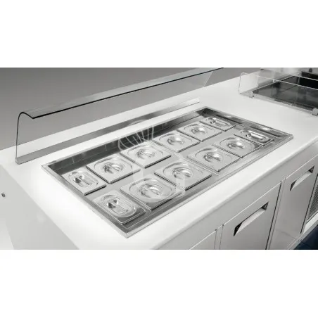Vaschette GN con coperchi per vasca refrigerata L 1400 Affare