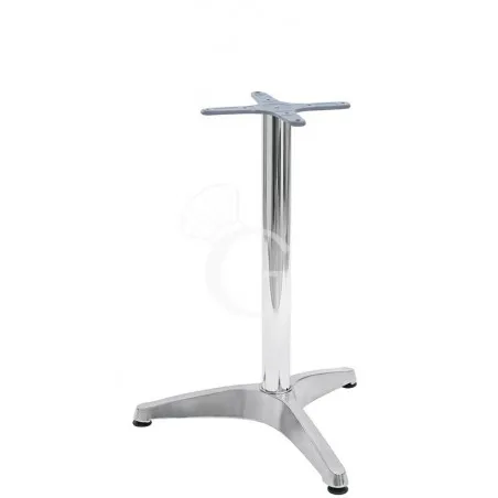 Sconto Base in alluminio con piedini regolabili H 70 cm