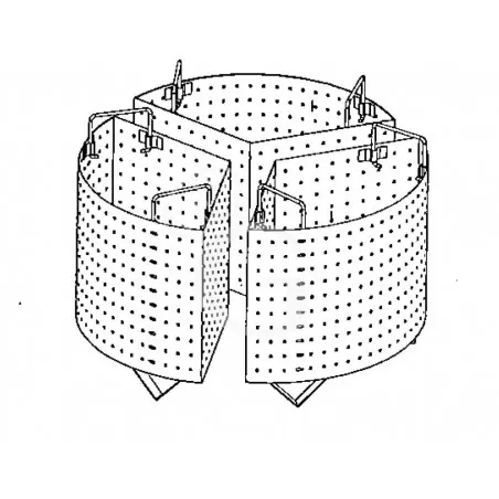 Scelto Dai Clienti Colariso 3 settori per pentola 100 litri - fori diametro 3 mm