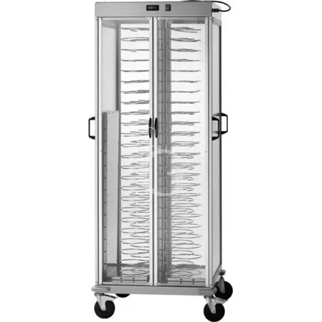 Carrello portapiatti riscaldato per 88 piatti 180/230 - L 750 mm x P 780 mm x H 1770 mm Spedito Oggi
