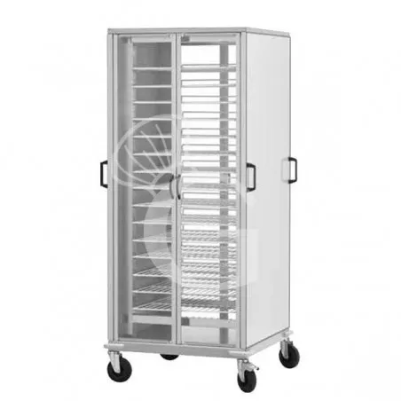 Bestseller Carrello portapiatti armadiato con 10 griglie verniciate GN 2/1- L 750 mm x P 780 mm x H 1700 mm