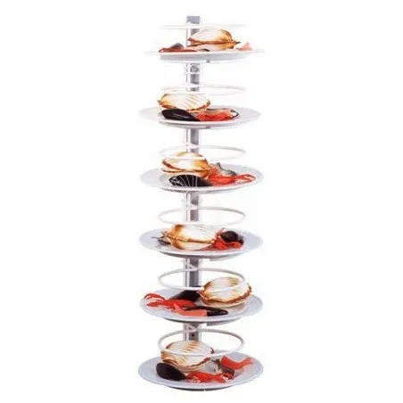 Portapiatti da parete per 12 piatti 180/230 mm - L 420 mm x P 200 mm x H 900 mm Prezzo Di Fabbrica