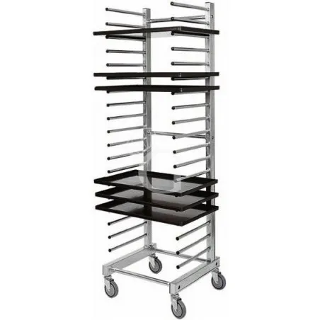 Carrello inox portateglie per 20 teglie 600 x 400 mm - L 500 mm x P 510 mm x H 1770 mm Scelto Dai Clienti