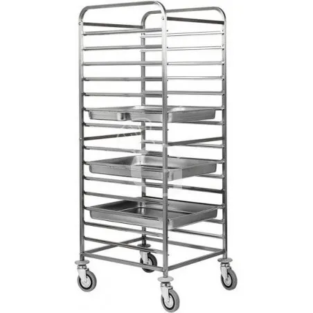 A Buon Prezzo Carrello portateglie per 14 teglie GN1/1 - L 445 mm x P 620 mm x H 1750 mm