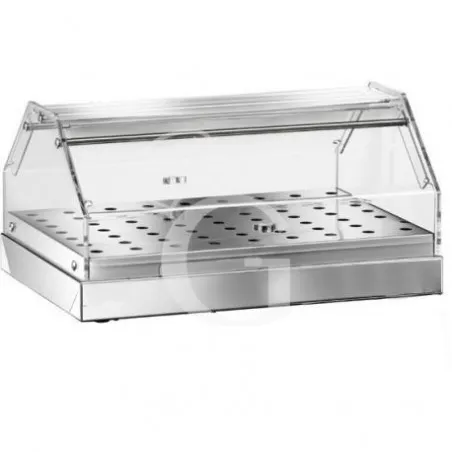 Vetrina Bar Neutra porta brioches in inox L 850 mm x P 350 mm x H 250 mm Economico