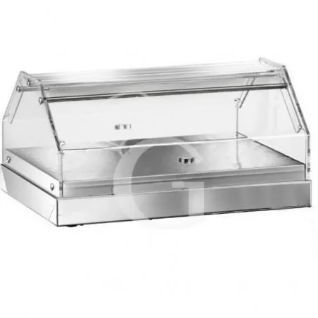 Vetrina Bar Neutra porta brioches in inox L 500 mm x P 350 mm x H 250 mm Pagamento Sicuro