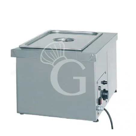 Prezzo Di Fabbrica Bagnomaria 1 bacinella GN1/1 L 490 mm x P 600 mm x H 320 mm 1000 W con resistenza a secco
