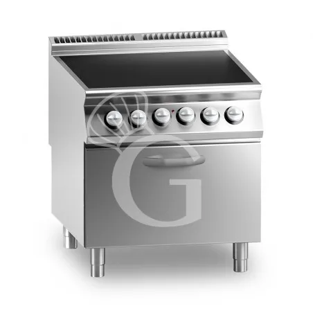 Cucina elettrica in vetroceramica forno elettrico a convezione profondità 900 mm Reso Gratuito