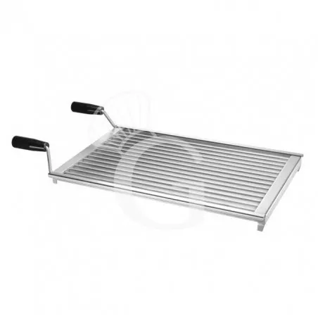 Griglia pesce in tondino per pietra lavica - 360 mm x 550 mm Spedito Oggi