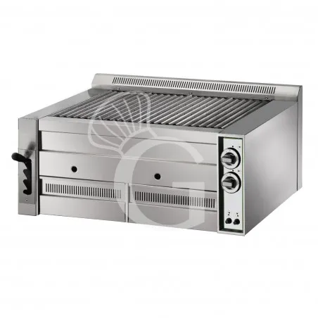 Griglia a pietra lavica L 810 mm x P 700 mm x H 380 mm 17000 w Compra Online