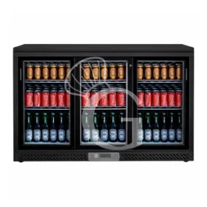 Vetrina orizzontale a refrigerazione ventilata per bibite 3 porte scorrevoli 202 LT +2°C/+8°C Offerta Del Giorno