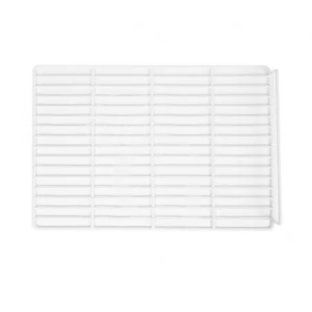 Griglia plastificata con ferma prodotto colore bianco 600 mm x 410 mm Compra Oggi Stesso