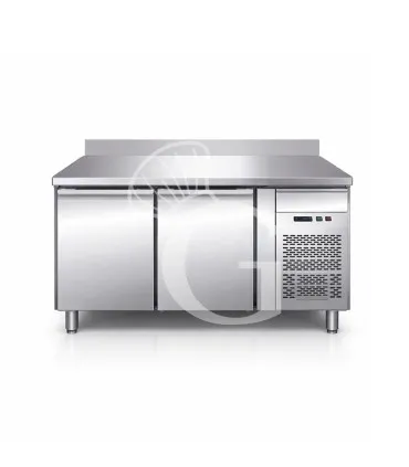Tavolo refrigerato per gastronomia 2 porte alzatina Prof. 700 mm -18°C/-22°C classe energetica D Più Venduto