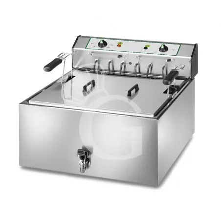 Friggitrice elettrica da banco 1 vasca 25 LT potenza 9 kW Trifase Sconto