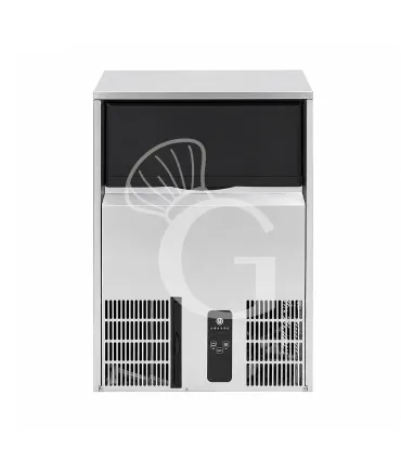 Professionale Macchina del ghiaccio monofase kg 80/24h cubetto pieno raffreddamento ad acqua