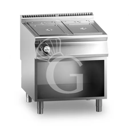 Offerta Del Giorno Bagnomaria a gas su armadio aperto predisposto per bacinelle GN h 150 mm L 800 mm x P 900 mm