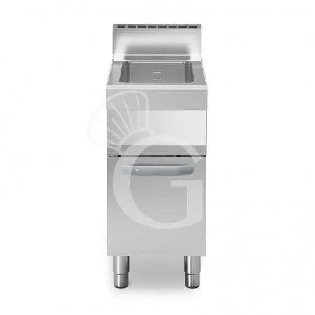 Cuocipasta a gas professionale su mobile chiuso 1 vasca 40 LT L 400 mm x P 700 mm x H 850 mm Ultima Occasione