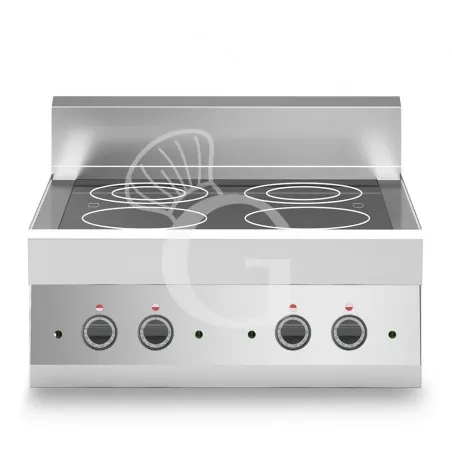 Prezzo Di Fabbrica Piano Cottura Vetroceramica elettrico 4 piastre profondità 650 mm