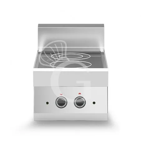Solo Oggi Piano Cottura Vetroceramica elettrico 2 piastre profondità 650 mm