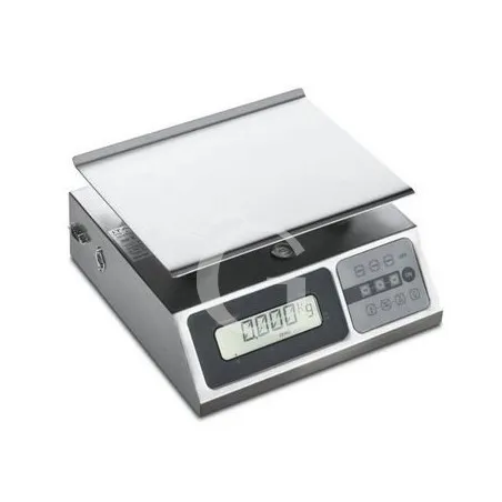 Popolare Bilancia elettronica portata 20 Kg precisione 5 g L 248 mm x P 253 mm x H 132 mm