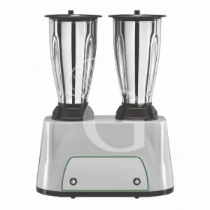Vendita Finale Frullatore 2 bicchieri in acciaio inox 1,5 LT + 1,5 LT, 16.000 rpm, 0,35 KW + 0,35 KW L 380 mm x P 210 mm x H 490 mm