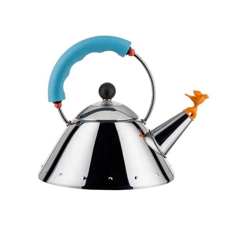 BOLLITORE UCCELLINO CON FISCHIETTO LIGHT BLUE Occasione