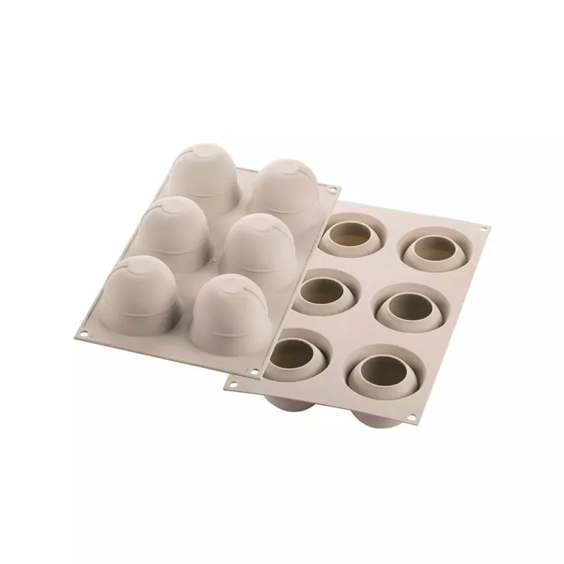 Direttamente Dal Produttore 3D FRUITS ISPIRAZIONI DI FRUTTA ALBICOCCA STAMPO IN SILICONE 6 IMPRONTE