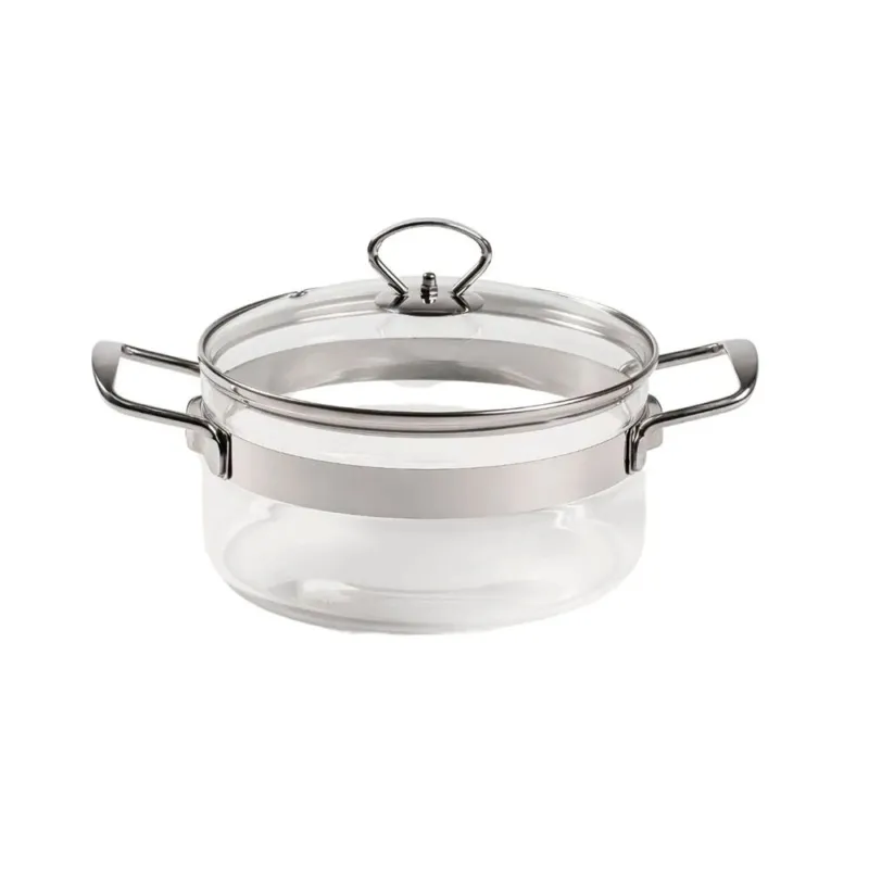CASSERUOLA IN VETRO 20 CM CON COPERCHIO Ultime Pezzi