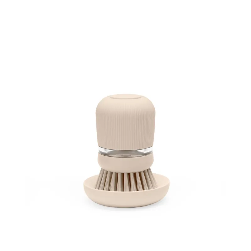 SINK SIDE SPAZZOLA LAVAPIATTI CON CONTENITORE SAPONE SOFT BEIGE Ultima Occasione