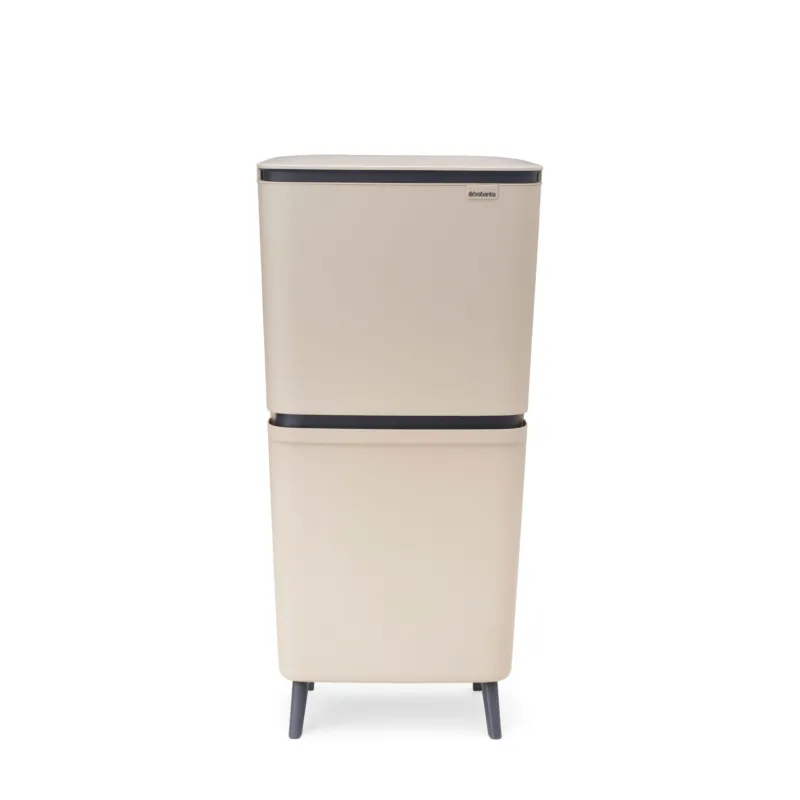 SORTUP RECYCLE BIN HI PATTUMIERA SOFT BEIGE 20+25L Popolare