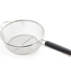 Popolare COLINO INOX PIATTO MANICO PLASTICA 19 CM