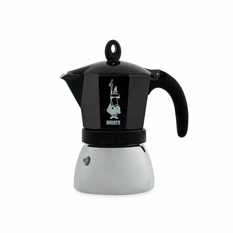 Prezzo Basso MOKA INDUCTION BLACK 4 TZ
