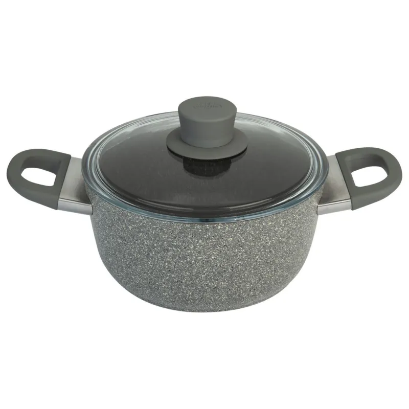 Più Venduto MURANO CASSERUOLA GRANITIUM 24 CM CON COPERCHIO