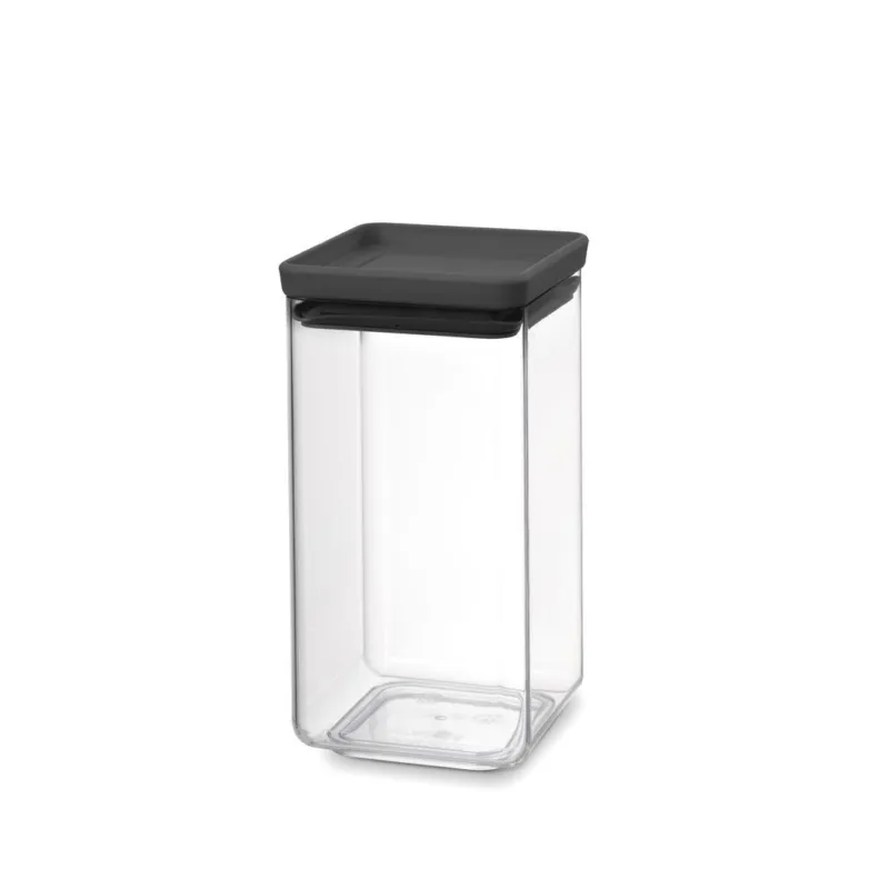Prezzo Scontato TASTY+ STACKABLE SQUARE BARATTOLO 1.6L DARK GREY