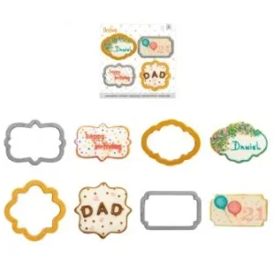 SET 4 TAGLIAPASTA CORNICI MINI IN PLASTICA Spedizione Espresso