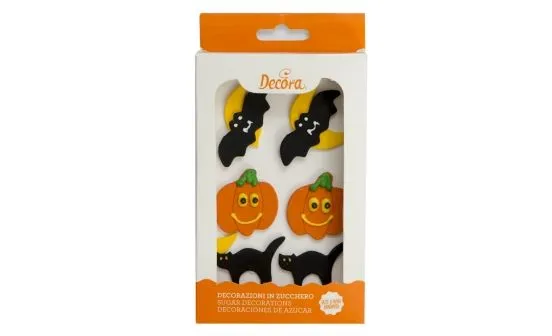 DECORAZIONI HALLOWEEN IN ZUCCHERO 6 PZ Bestseller