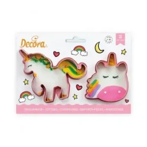 Solo Oggi SET 2 TAGLIAPASTA MAGIC UNICORNS IN PLASTICA