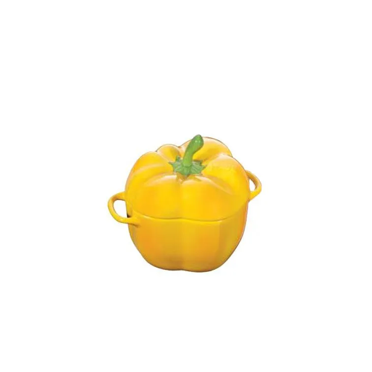 Reso Gratuito CERAMIQUE MINI COCOTTE PEPERONE 12 CM
