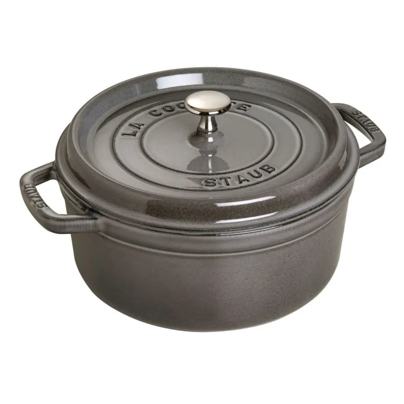 CASSERUOLA COCOTTE TONDA CM 24 GRIGIO GRAFITE A Buon Prezzo