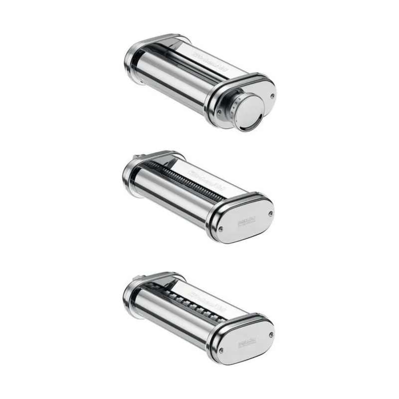 Subito Disponibile ACCESSORIO TAGLIAPASTA E SFOGLIATRICE SET 3 PZ