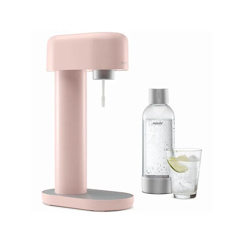 RUBY GASATORE PER ACQUA FRIZZANTE ROSA CHIARO COMPATIBILE CON SODASTREAM Ultime Pezzi