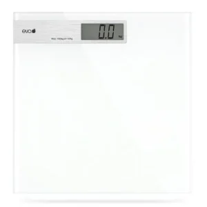 Prezzo Conveniente BILANCIA PESAPERSONE DIGITALE VETRO BIANCO E ALLUMINIO 180KG 033690