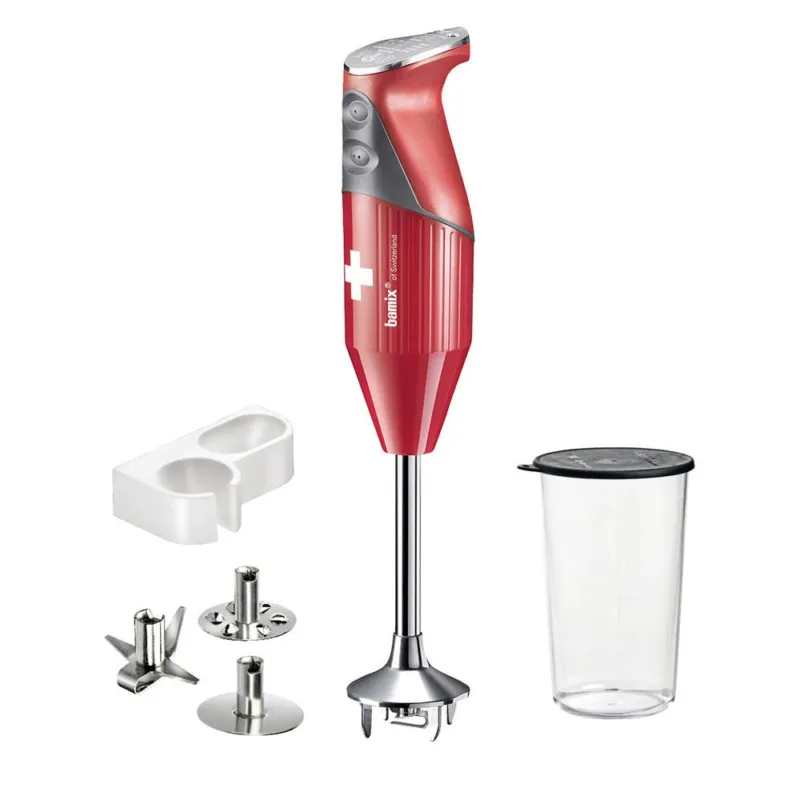 FRULLATORE AD IMMERSIONE MONO SWISS CROSS ROSSO 160W Prezzo Conveniente