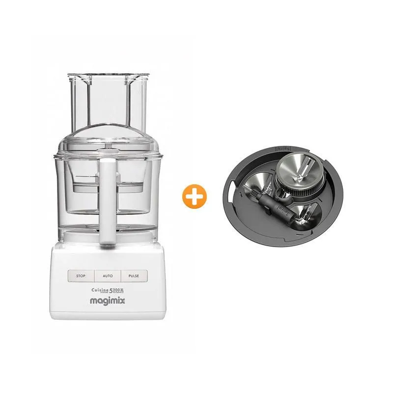 Acquista Ora ROBOT DA CUCINA CUISINE 5200 XL BIANCO + SPIRAL EXPERT
