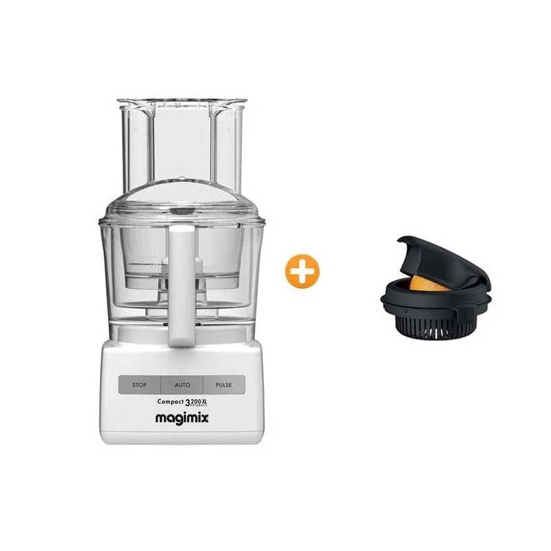 Ultima Occasione ROBOT DA CUCINA COMPACT 3200 XL BIANCO +SPREMIAGRUMI