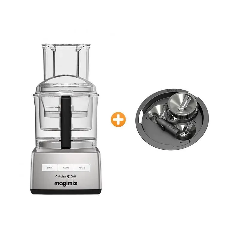 Solo Oggi ROBOT DA CUCINA CUISINE 5200 XL CROMO MAT + SPIRAL EXPERT